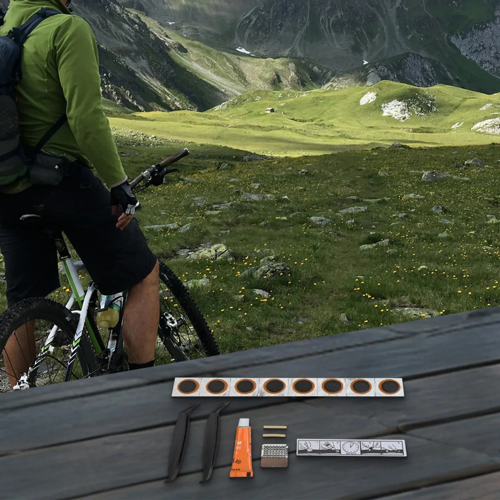 Convenient Cycling Multipurpose Tire Tube Inner Tubes Bike Repair Kit Rubber Patch Perfect For Different Types Of Bikes
Convenient Cycling Multipurpose Tire Tube Inner Tubes Bike Repair Kit Rubber Patch Perfect For Different Types Of Bikes