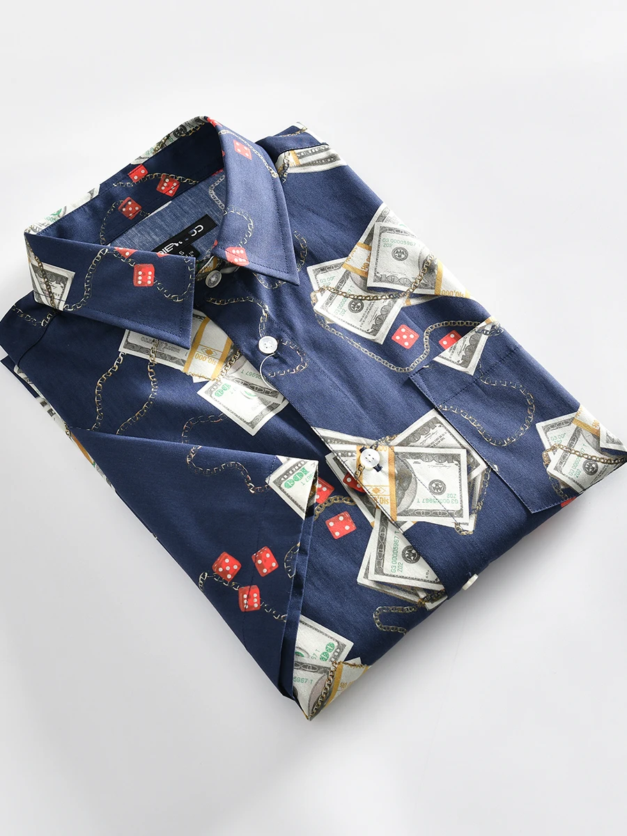 Pure Cotton Breathable Men's Short Sleeve Shirt Summer Outdoor Casual Print Loose Fit Youth Trend Daily Wear Absorbent Shirt
Pure Cotton Breathable Men's Short Sleeve Shirt Summer Outdoor Casual Print Loose Fit Youth Trend Daily Wear Absorbent Shirt