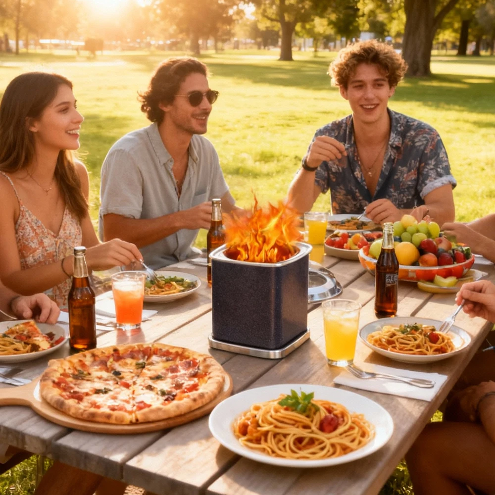 !@Reliable Stainless Steel Tabletop Smokeless Fire Pit Ensuring Warmth and Comfort Outdoors
!@Reliable Stainless Steel Tabletop Smokeless Fire Pit Ensuring Warmth and Comfort Outdoors