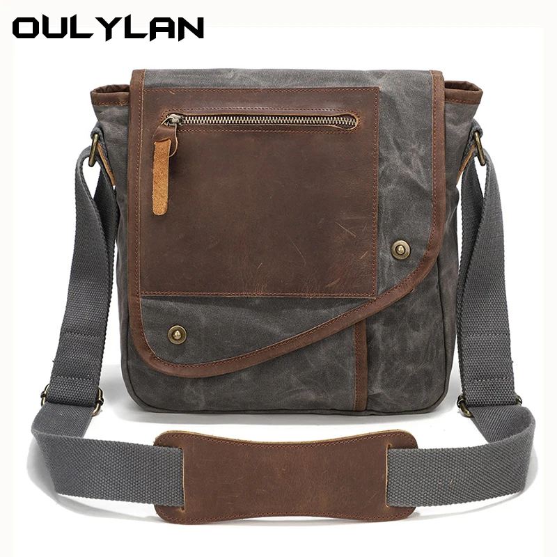 High Quality Crossbody Bags Sling Bag Men Canvas Waterproof Abrasion Resistant Casual Outdoor Travel Shoulder Bag
High Quality Crossbody Bags Sling Bag Men Canvas Waterproof Abrasion Resistant Casual Outdoor Travel Shoulder Bag