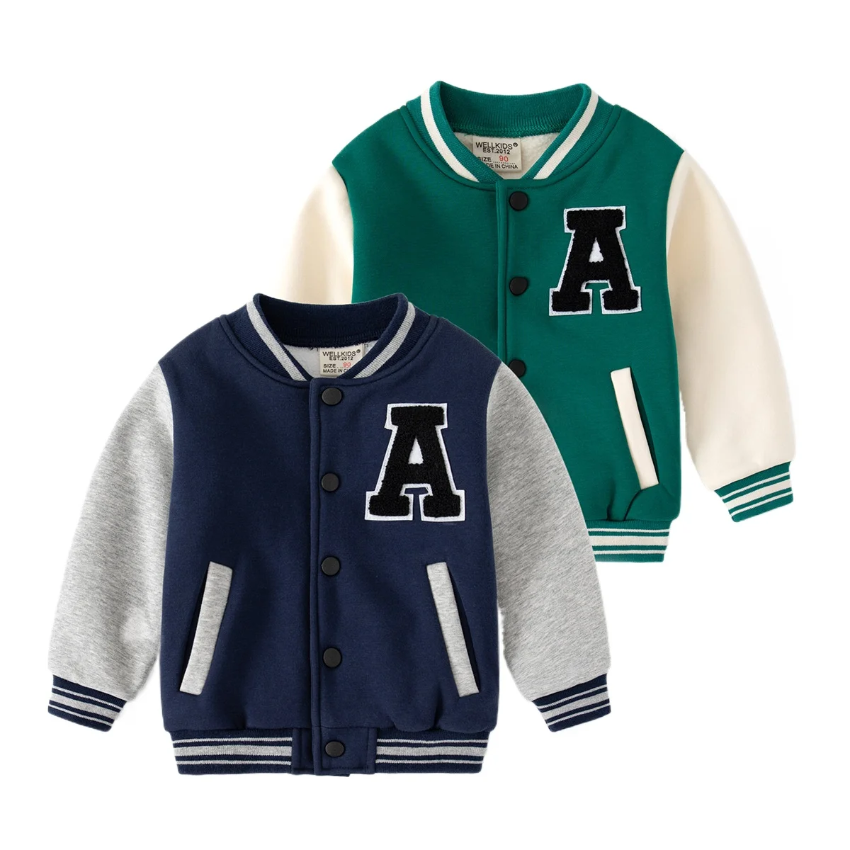 Fleece Fashion Toddler Boys Baseball Coat Toddler Kids Jacket Children's Clothes
Fleece Fashion Toddler Boys Baseball Coat Toddler Kids Jacket Children's Clothes