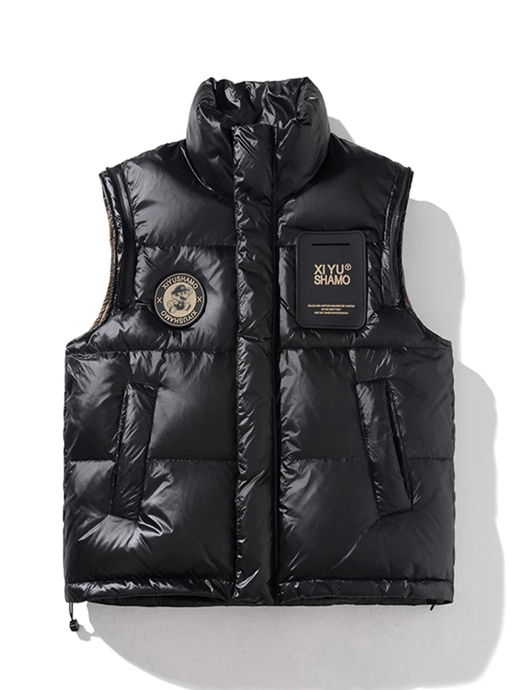 Мужской свободный повседневный жилет-безрукавка из пуха, съемный, в американском стиле, для пар, молодежный, повседневный
Мужской свободный повседневный жилет-безрукавка из пуха, съемный, в американском стиле, для пар, молодежный, повседневный