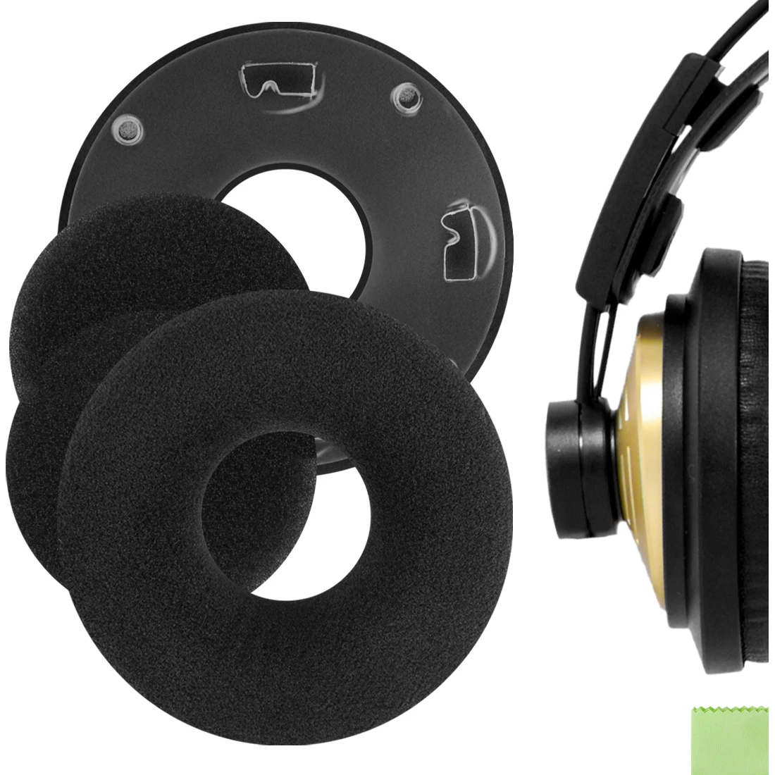 Велюровые сменные амбушюры Geekria Comfort для наушников AKG K121, K121S, K141 MK II, K142 HD
Велюровые сменные амбушюры Geekria Comfort для наушников AKG K121, K121S, K141 MK II, K142 HD