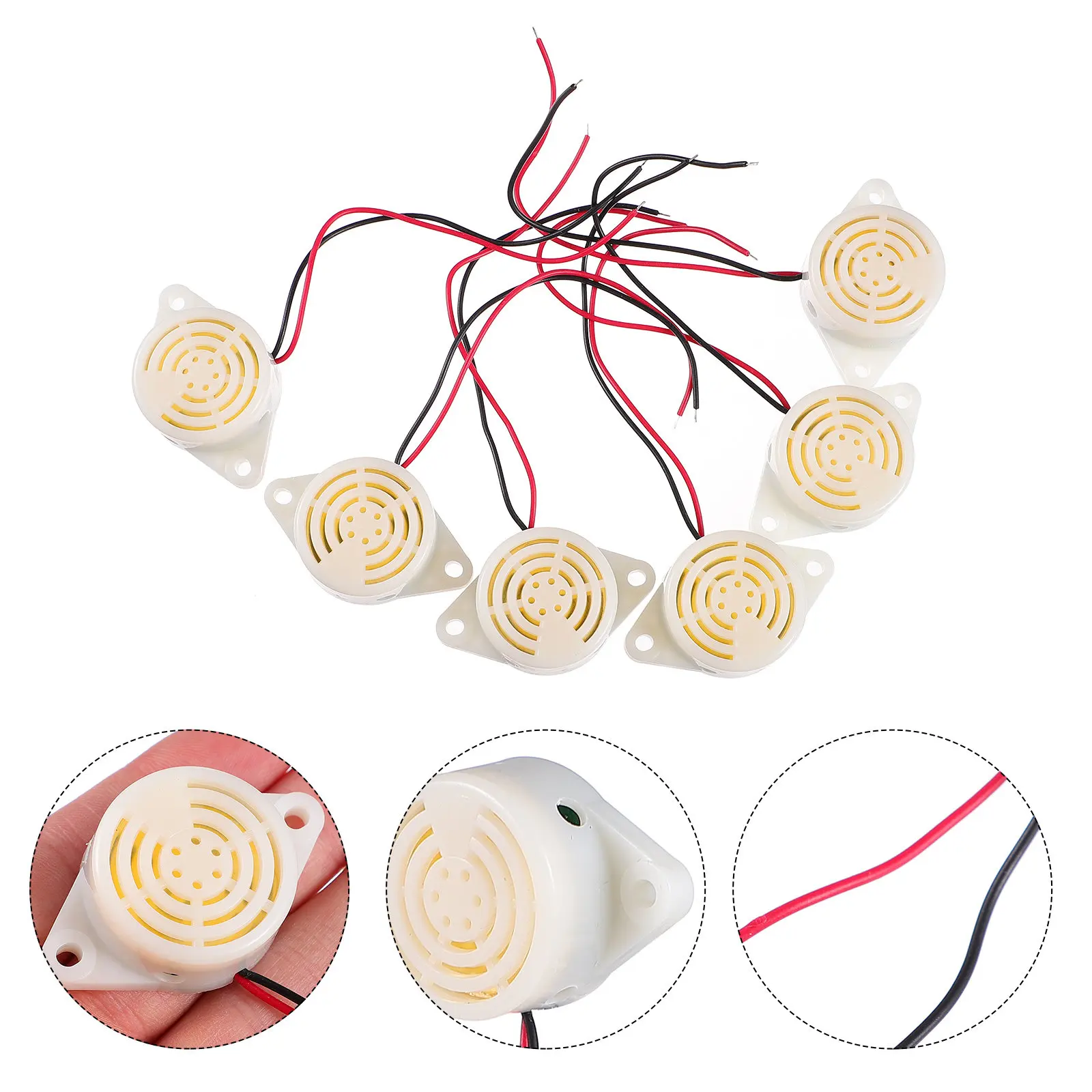 6Pcs Active Buzzer Electronic Alarm Buzzer 3-24V Dc Wide Voltage Low Power High Sound Pressure Industrial Car Modification
6Pcs Active Buzzer Electronic Alarm Buzzer 3-24V Dc Wide Voltage Low Power High Sound Pressure Industrial Car Modification