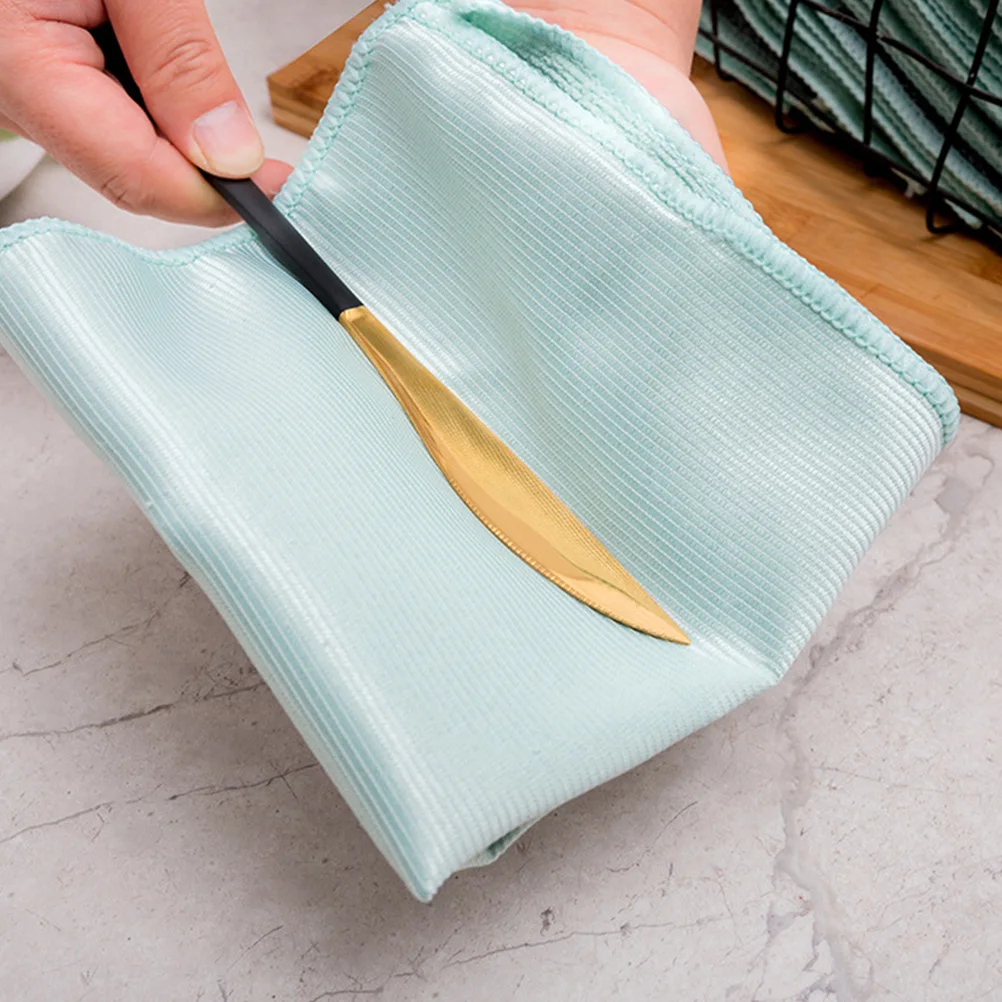 4pcs Fiber Water Absorption Dish Cloths Kitchen Rag Cleaning Plate Wipe Home Duster Cloth Practical
4pcs Fiber Water Absorption Dish Cloths Kitchen Rag Cleaning Plate Wipe Home Duster Cloth Practical