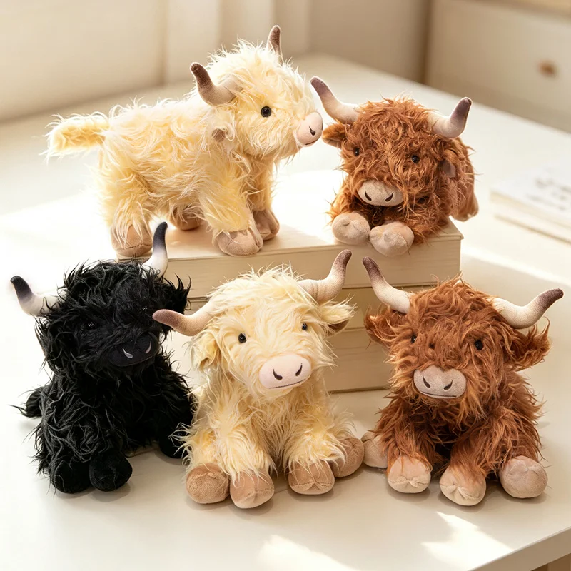 Simulation Cute Cartoon Scottish Cattle Plush Toys Soft Stuffed Animals Pasture Cattle Babys Appease Dolls for Kids Gifts Decor
Simulation Cute Cartoon Scottish Cattle Plush Toys Soft Stuffed Animals Pasture Cattle Babys Appease Dolls for Kids Gifts Decor