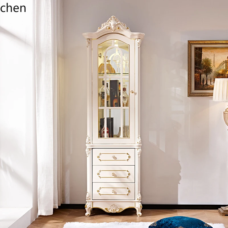 HTT single-door wine cabinet, living room against the wall display, decorative cabinet, luxury dining side glass retro
HTT single-door wine cabinet, living room against the wall display, decorative cabinet, luxury dining side glass retro