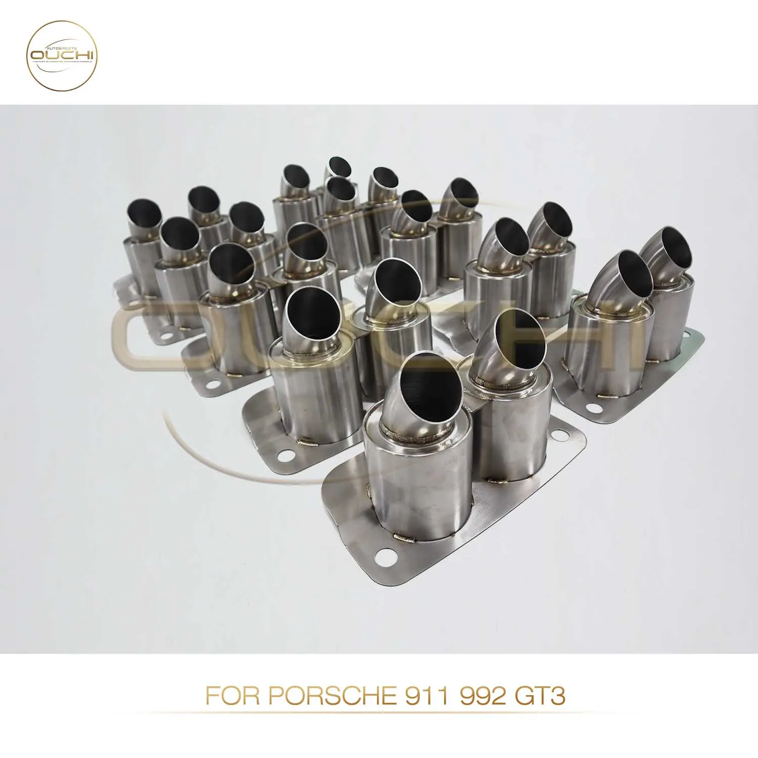 Ouchi Factory direct sales Stainless Steel Exhaust Custom Tail Tips For Porsche 911 992 GT3 Performance Car Accessories
Ouchi Factory direct sales Stainless Steel Exhaust Custom Tail Tips For Porsche 911 992 GT3 Performance Car Accessories