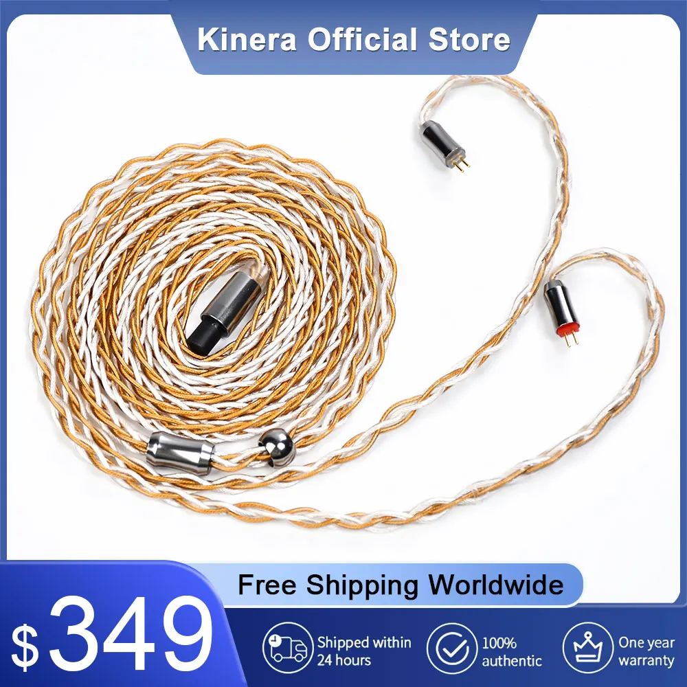 New Kinera Gleipnir Pro Earphone Upgrade Cable 6N OCC Gold Plated With Replaceable 2.5/3.5/4.4 Plug Headset Cable Accessories
New Kinera Gleipnir Pro Earphone Upgrade Cable 6N OCC Gold Plated With Replaceable 2.5/3.5/4.4 Plug Headset Cable Accessories