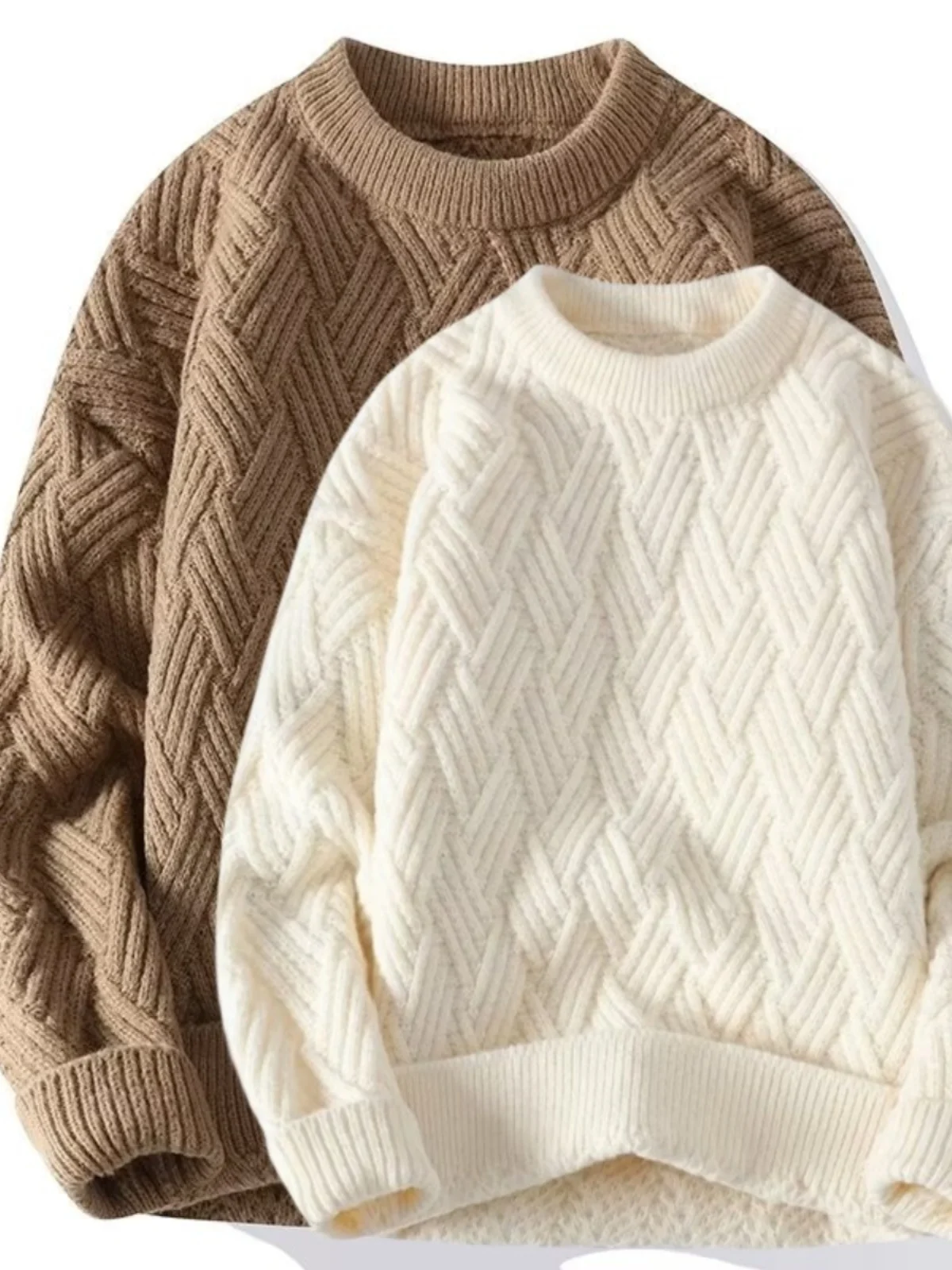 Thiened Lazy Knitted Sweater for Men Twist Loose Fit Winter Casual Sle Retro Japanese Sle All-Match Outerwear Coat
Thiened Lazy Knitted Sweater for Men Twist Loose Fit Winter Casual Sle Retro Japanese Sle All-Match Outerwear Coat