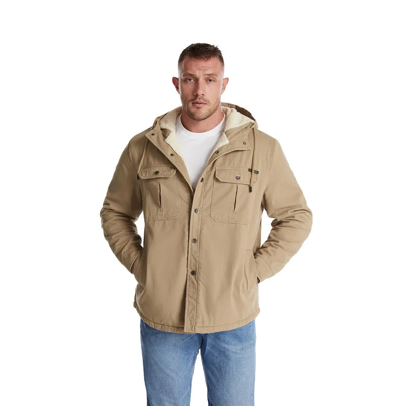 Nicewinter men's cotton jacket thick warm jacket Plus velvet casual hood coat warm Overcoat Windbreaker
Nicewinter men's cotton jacket thick warm jacket Plus velvet casual hood coat warm Overcoat Windbreaker