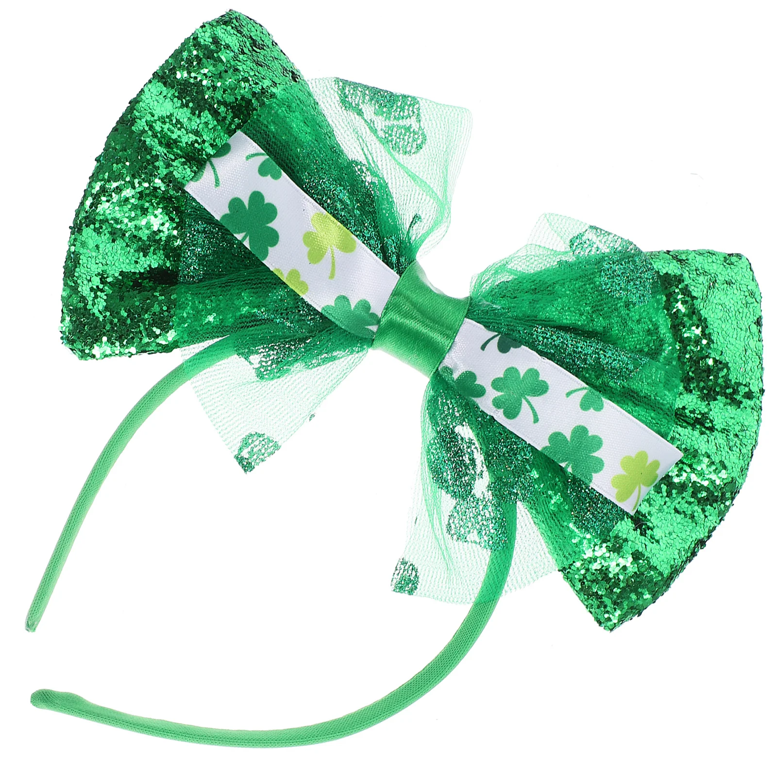St Patrick's Day Shamrock Headband Bowknot Hair Accessory Party Festive Irish Theme Comfortable Reusable Holiday Decor
St Patrick's Day Shamrock Headband Bowknot Hair Accessory Party Festive Irish Theme Comfortable Reusable Holiday Decor