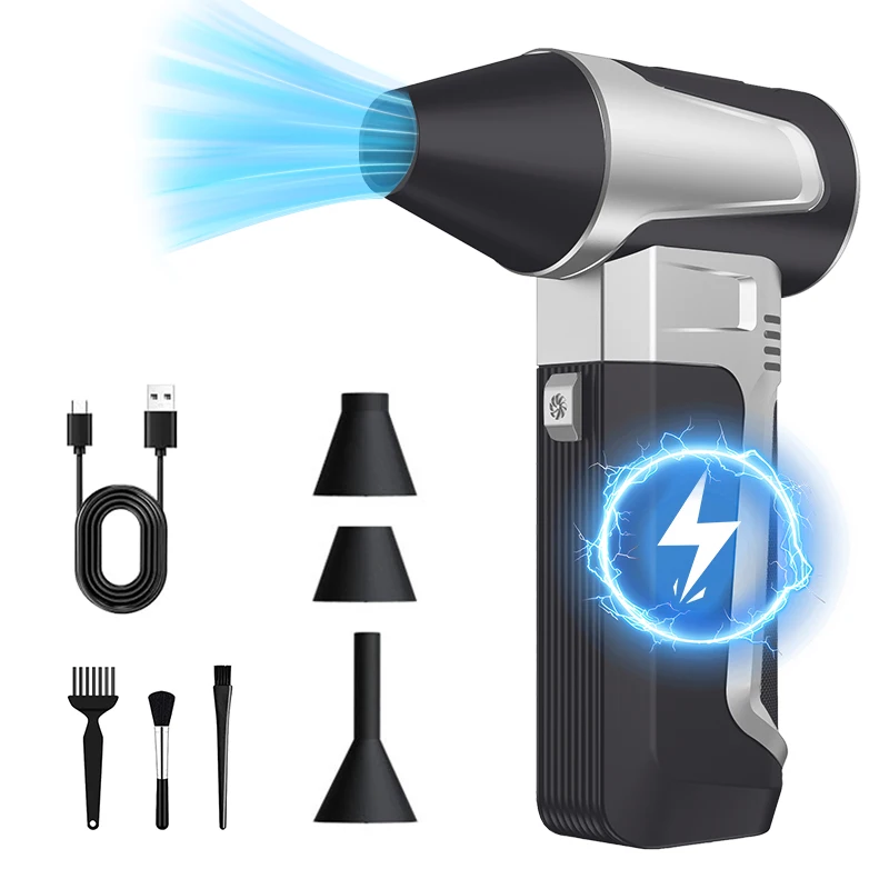 Турбореактивный вентилятор 130000 об/мин, 3 передачи, регулируемый электрический пылесос, высокоскоростной бесщеточный двигатель, 58 м/с, ветер, тип C, зарядка, автомобильный вентилятор
Турбореактивный вентилятор 130000 об/мин, 3 передачи, регулируемый электрический пылесос, высокоскоростной бесщеточный двигатель, 58 м/с, ветер, тип C, зарядка, автомобильный вентилятор