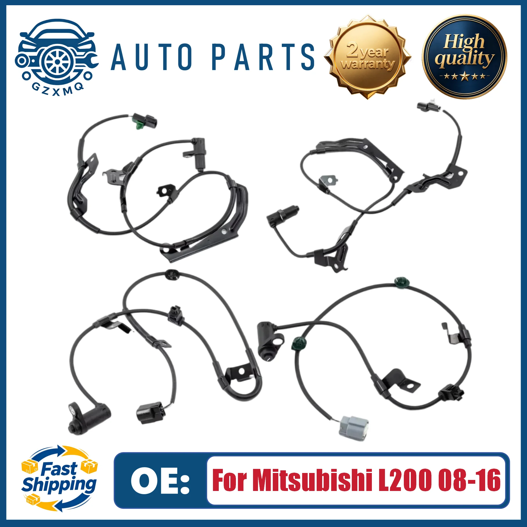 Front Rear Left Right ABS Sensor MN102573 MN102574 MN102577 MN102578 For Mitsubishi L200 2008-2016
Front Rear Left Right ABS Sensor MN102573 MN102574 MN102577 MN102578 For Mitsubishi L200 2008-2016