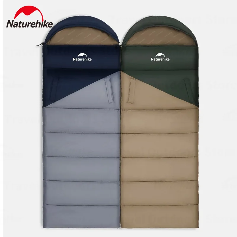 Naturehike PL02 Cotton Sleeping Bag Spliceable Double Person Quilt Outdoor Camping Summer Winter Warm Sleeping Bag With Hood
Naturehike PL02 Cotton Sleeping Bag Spliceable Double Person Quilt Outdoor Camping Summer Winter Warm Sleeping Bag With Hood