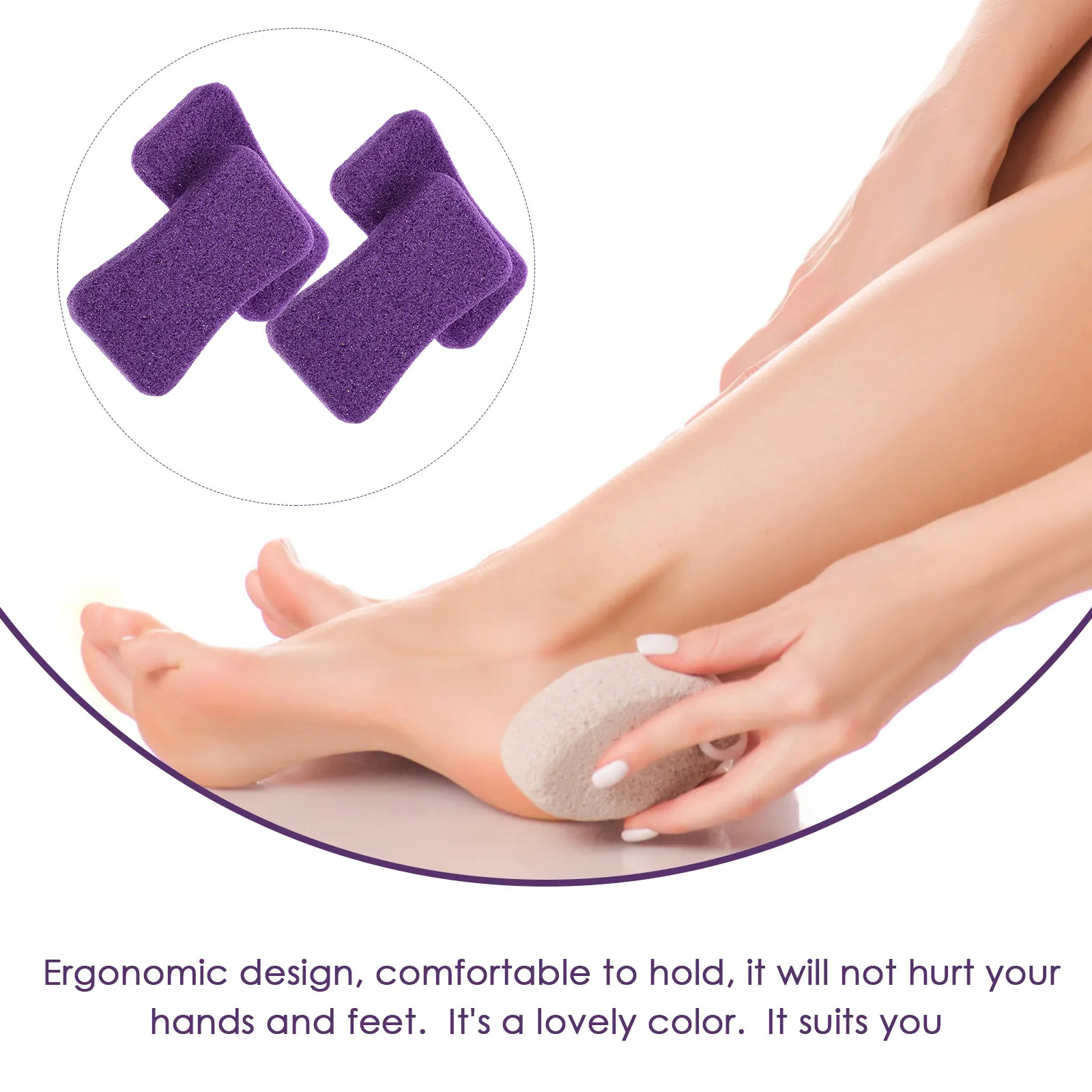 4Pcs Foot Scrubber Callus Remover Pumice Stone for Dead Skin Removal Pedicure File Tool Professional Foot Care Exfoliating
4Pcs Foot Scrubber Callus Remover Pumice Stone for Dead Skin Removal Pedicure File Tool Professional Foot Care Exfoliating