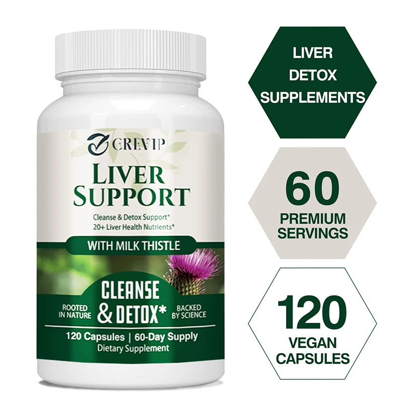 Liver Support - Antioxidant Supplements Improve Liver Function, Promote Fat Metabolism, and Lower Cholesterol
Liver Support - Antioxidant Supplements Improve Liver Function, Promote Fat Metabolism, and Lower Cholesterol