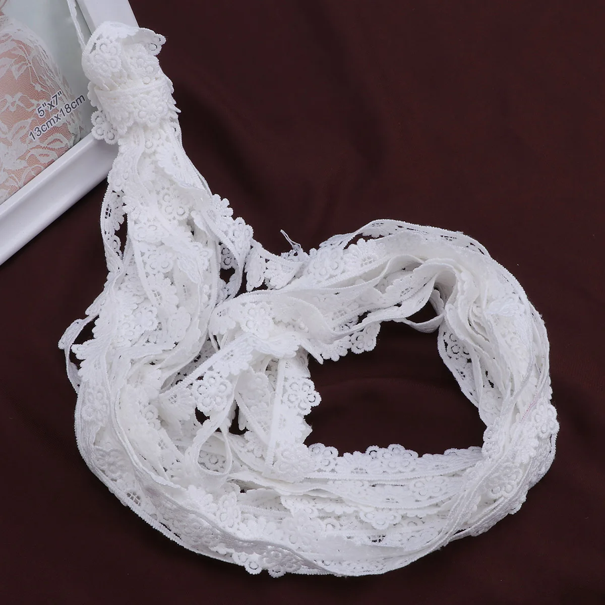 Lace Wedding Dress Accessories Cotton Embroidered Applique Decoration Vintage White Border Design for Clothing Curtains Table
Lace Wedding Dress Accessories Cotton Embroidered Applique Decoration Vintage White Border Design for Clothing Curtains Table