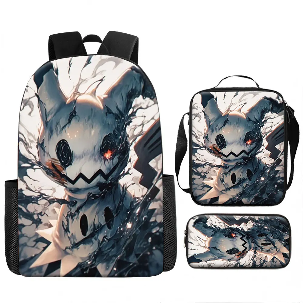 Kids Bag Mimikyu 3pcs Backpack Set Ghostly Art School Bags for Children Lightweight Travel Luggage with Lunch Box Pencil Case
Kids Bag Mimikyu 3pcs Backpack Set Ghostly Art School Bags for Children Lightweight Travel Luggage with Lunch Box Pencil Case
