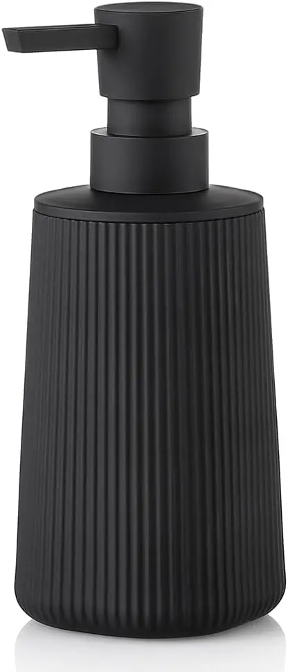 Plastic Soap Dispenser with Pump, 8.5oz Modern Farmhouse Striped Design for Kitchen and Bathroom Countertop
Plastic Soap Dispenser with Pump, 8.5oz Modern Farmhouse Striped Design for Kitchen and Bathroom Countertop