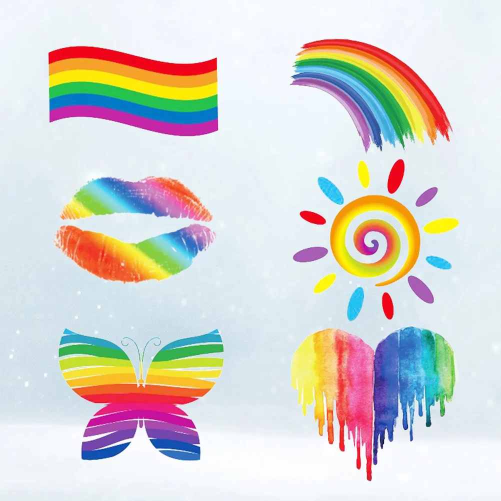 24 Pcs Fun Stickers Party Decorations Rainbow Temporary Tattoos Water Proof Rhinestones for
24 Pcs Fun Stickers Party Decorations Rainbow Temporary Tattoos Water Proof Rhinestones for