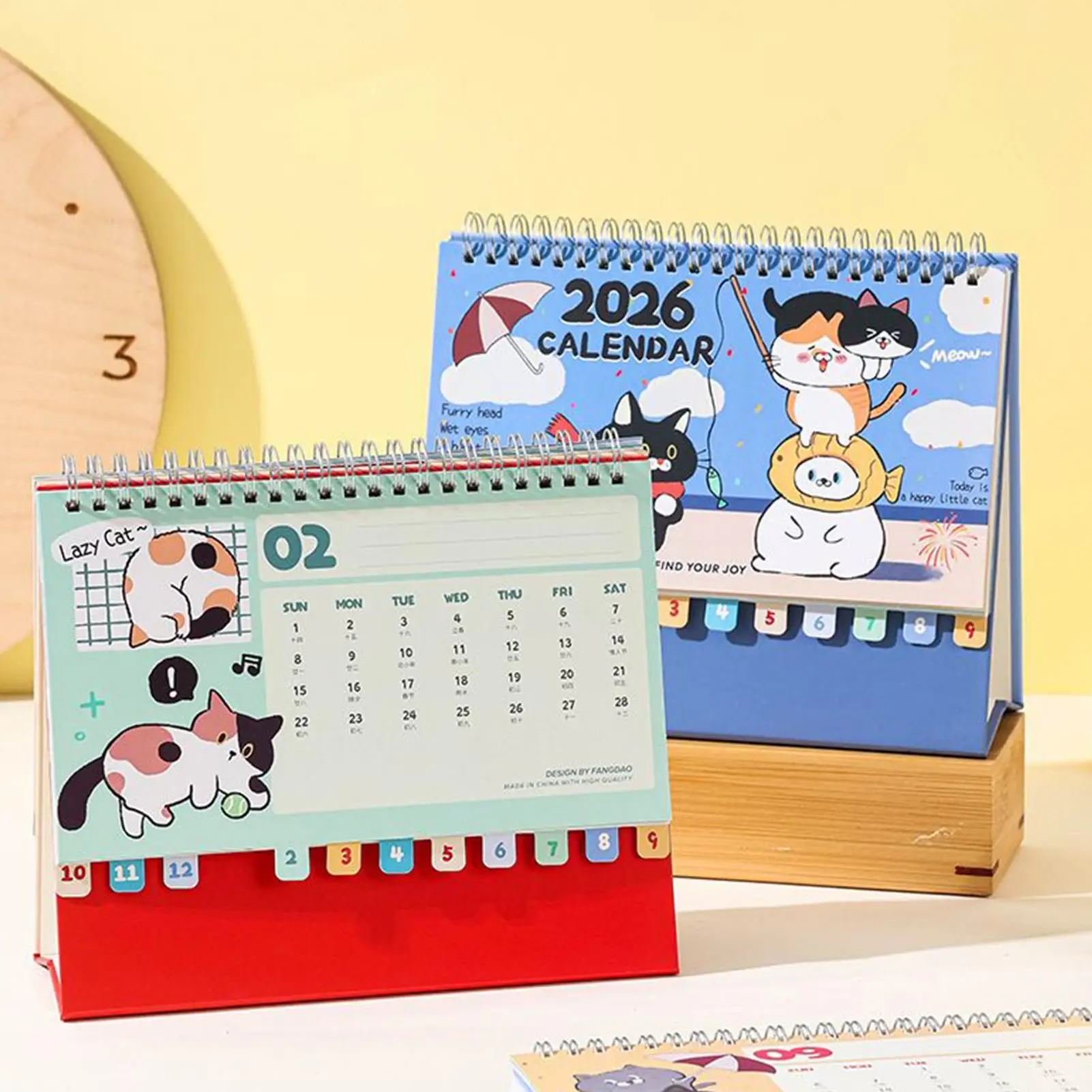 2026 Mini Desktop Calendar Spiral Bound Kitten Planner Cat Calendar 12 Monthly Calendar Cute Cartoon Desktop Calendar
2026 Mini Desktop Calendar Spiral Bound Kitten Planner Cat Calendar 12 Monthly Calendar Cute Cartoon Desktop Calendar