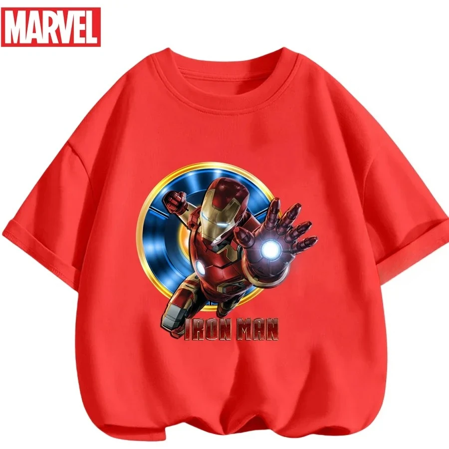 Marvel Summer Children's 100% Cotton T Shirt Soft Skin Friendly Fabric Iron Man Pattern Print Suitable Marvel Fans Daily Wear
Marvel Summer Children's 100% Cotton T Shirt Soft Skin Friendly Fabric Iron Man Pattern Print Suitable Marvel Fans Daily Wear