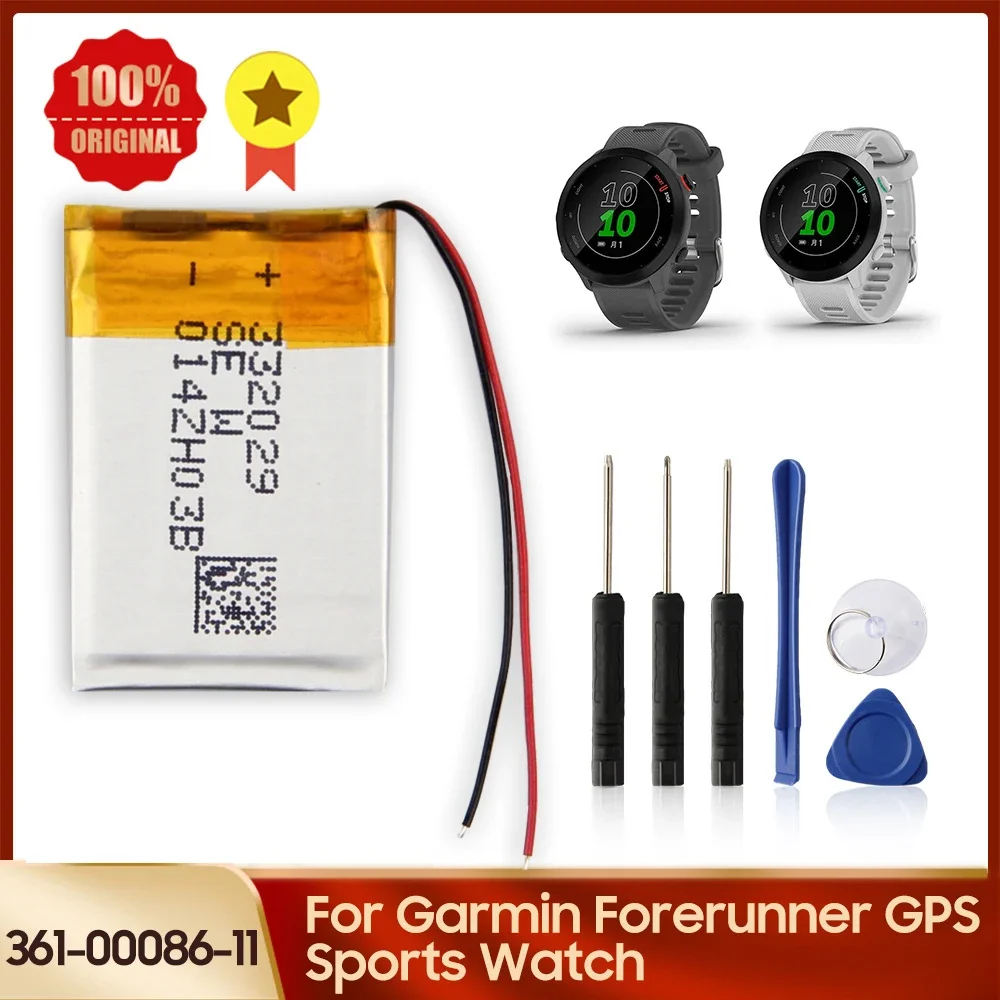 Production in 2024 Replacement Battery 361-00086-11 For Garmin Forerunner GPS High Quality Batteries 180mAh With Tools
Production in 2024 Replacement Battery 361-00086-11 For Garmin Forerunner GPS High Quality Batteries 180mAh With Tools