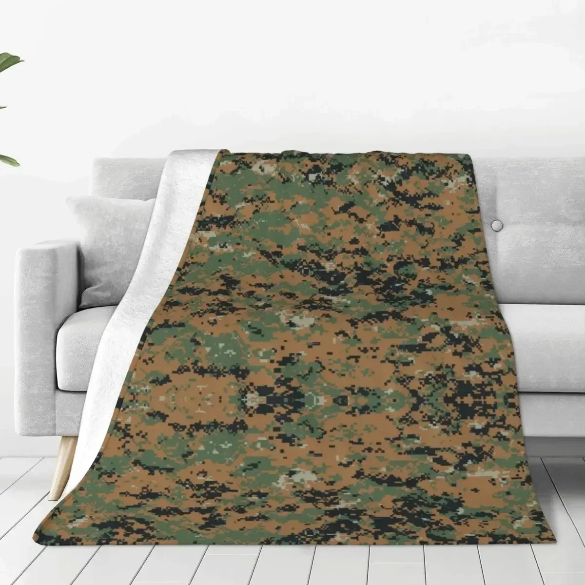 Marpat Woodland Camouflage Blankets Army Military Camo Wool Funny Soft Throw Blankets for Bedding Lounge Summer
Marpat Woodland Camouflage Blankets Army Military Camo Wool Funny Soft Throw Blankets for Bedding Lounge Summer