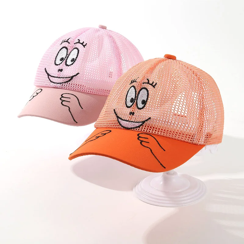 Funny Kids Mesh Baseball Cap Summer Sun Hat Cartoon Peaked Hat Outdoor Hollow Breathable Sunscreen Caps 3-8year Children Visors
Funny Kids Mesh Baseball Cap Summer Sun Hat Cartoon Peaked Hat Outdoor Hollow Breathable Sunscreen Caps 3-8year Children Visors