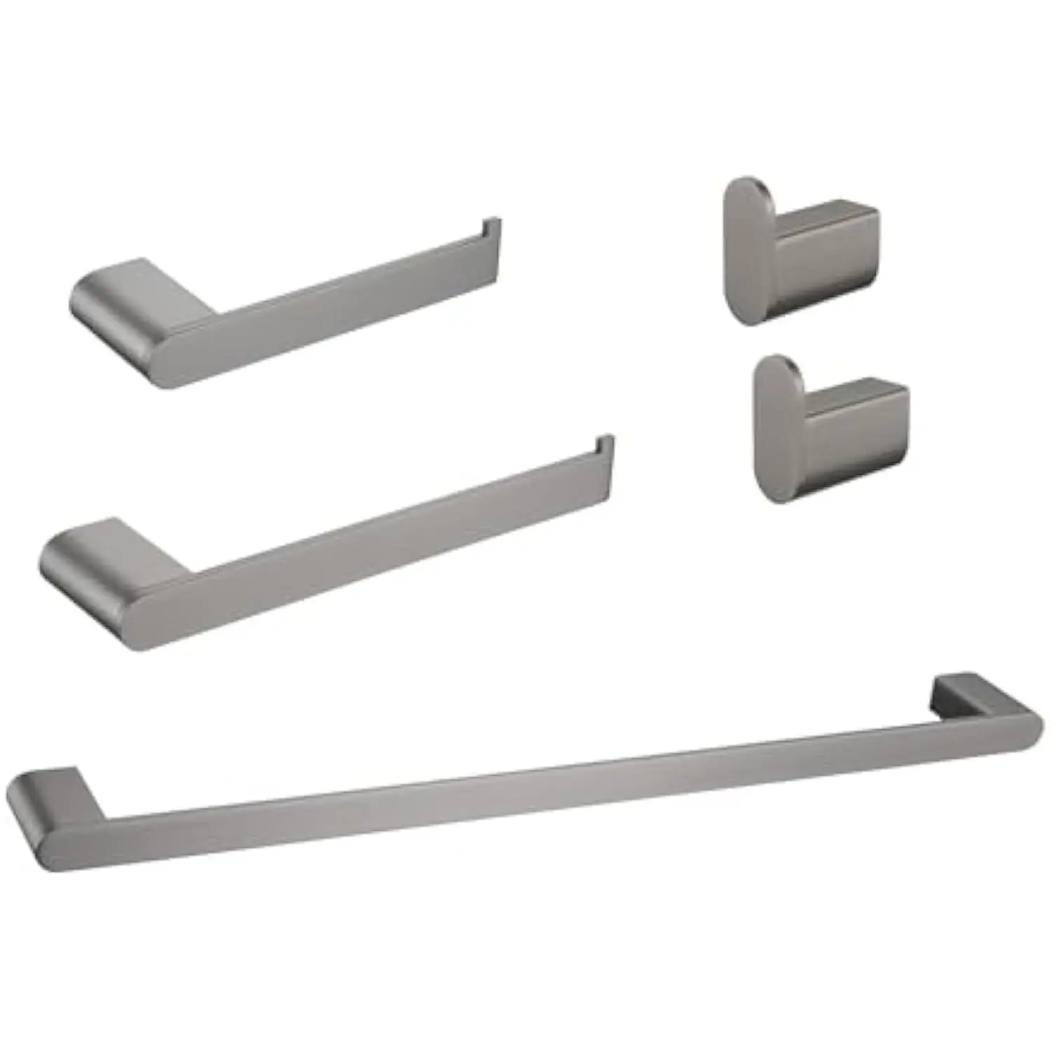 5-Piece Gunmetal Bathroom Hardware Set - Stainless Steel Bathroom Accessories with Hidden Mounting Holes
5-Piece Gunmetal Bathroom Hardware Set - Stainless Steel Bathroom Accessories with Hidden Mounting Holes
