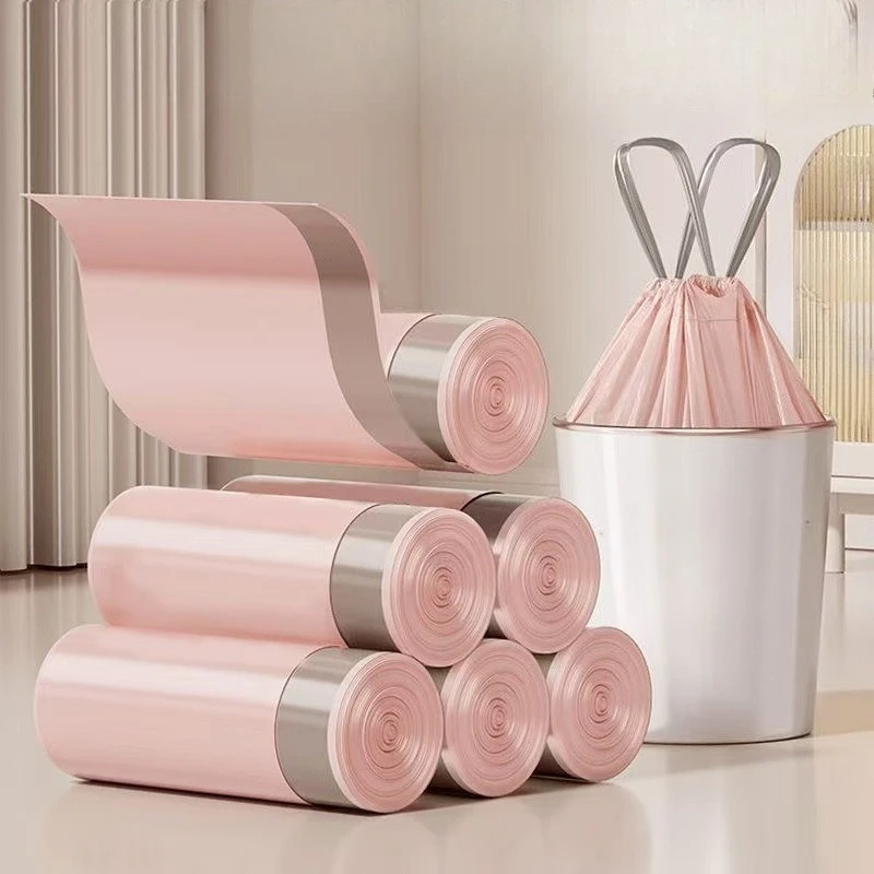 Thickened drawstring large household cleaning garbage bags, portable plastic bags suitable for bathrooms and kitchens
Thickened drawstring large household cleaning garbage bags, portable plastic bags suitable for bathrooms and kitchens