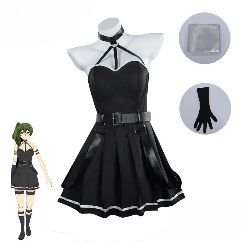 Übel Costume Anime Frieren: Beyond Journey's End Cosplay Black Halter Dress Gloves Belt Full Set Halloween Party Women
Übel Costume Anime Frieren: Beyond Journey's End Cosplay Black Halter Dress Gloves Belt Full Set Halloween Party Women