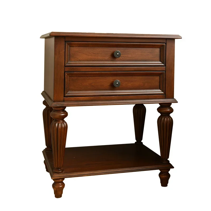 American country bedside table solid wood European retro bedroom bedside table modern simple light luxury storage locker
American country bedside table solid wood European retro bedroom bedside table modern simple light luxury storage locker