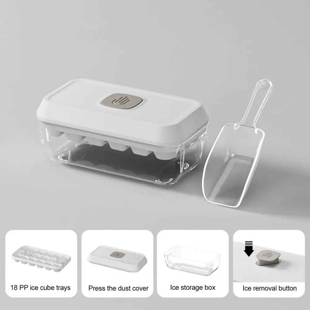 Modern Ice Grid Mold Ice Cube Tray with Easy Release Bpa-free Ice Cube Tray with Lid Bin Scoop for Freezer for Drinks
Modern Ice Grid Mold Ice Cube Tray with Easy Release Bpa-free Ice Cube Tray with Lid Bin Scoop for Freezer for Drinks
