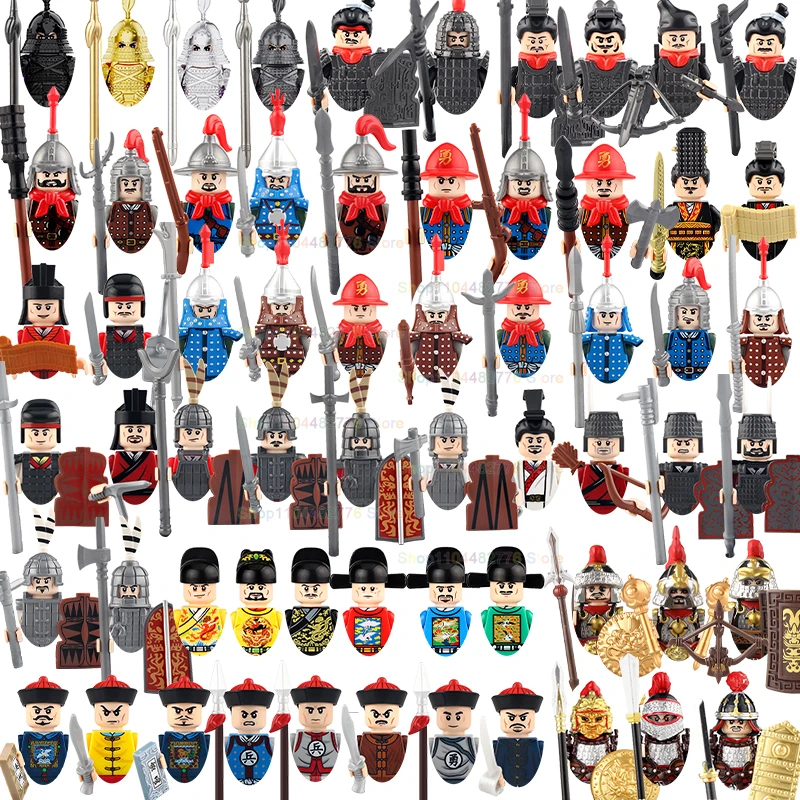 Ancient Chinese Qin Han Ming Qing Dynasty state War Action Figures MOC Emperor Officials Soldiers Building Blocks Puzzle Toy
Ancient Chinese Qin Han Ming Qing Dynasty state War Action Figures MOC Emperor Officials Soldiers Building Blocks Puzzle Toy