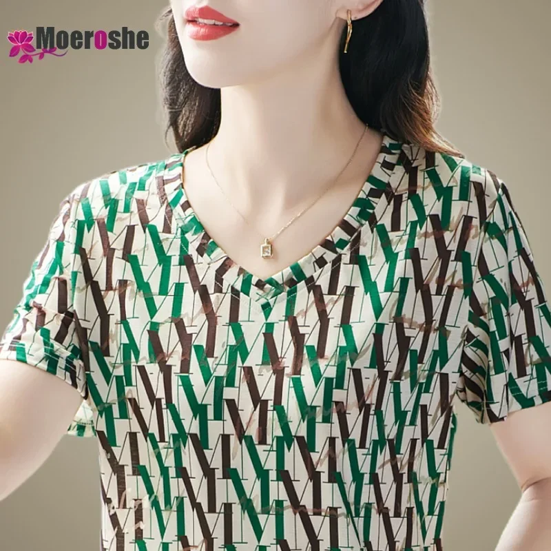 Summer V-neck Short Sleeves Slimming Short Sleeve T-shirt Women's Clothing Youthful Woman Clothes Tops Tshirt Graphic T Shirts
Summer V-neck Short Sleeves Slimming Short Sleeve T-shirt Women's Clothing Youthful Woman Clothes Tops Tshirt Graphic T Shirts