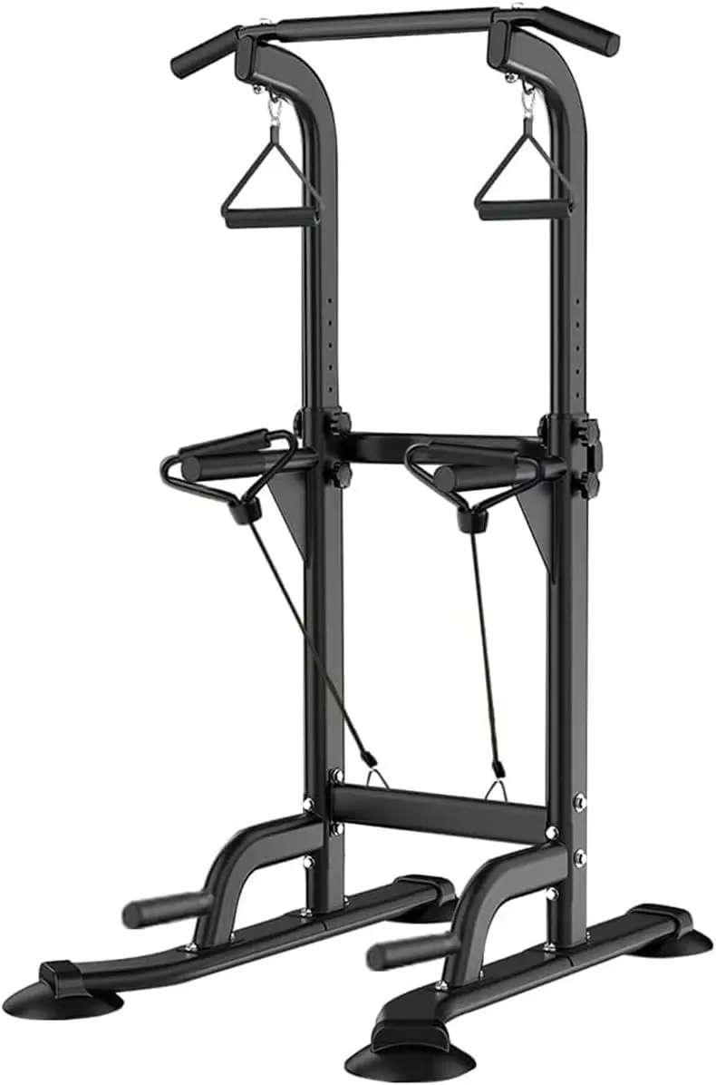 Adjustable Height Multi-Function Power Tower for Home Strength Training and Fitness Workouts
Adjustable Height Multi-Function Power Tower for Home Strength Training and Fitness Workouts