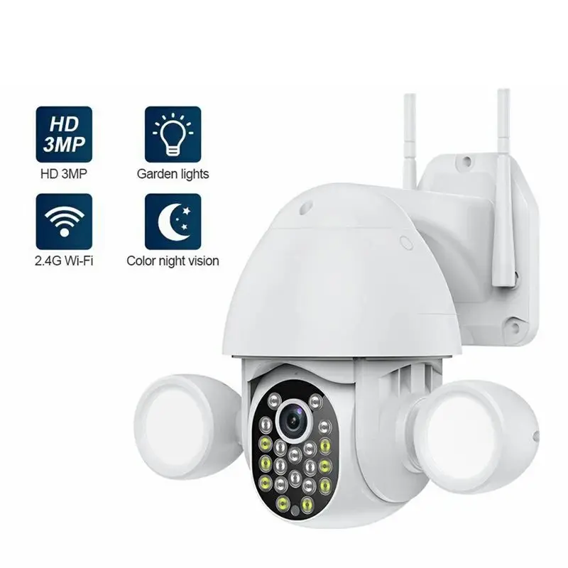 N05R 3MP Tuya Floodlight Courtyard Lighting Camera Outdoor Human Tracking Flood Lighting Cam for Google Home US Plug
N05R 3MP Tuya Floodlight Courtyard Lighting Camera Outdoor Human Tracking Flood Lighting Cam for Google Home US Plug