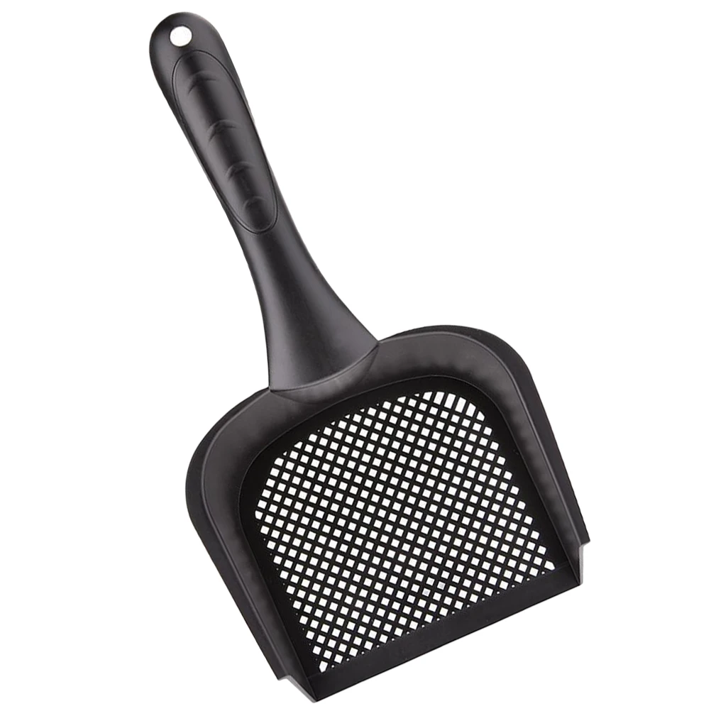 Cat Litter Scoop Shovel Large Capacity Black Fine Sieve Multi Functional Pet Poop Cleaning Tool Reusable Long Handle Comfortable 
Cat Litter Scoop Shovel Large Capacity Black Fine Sieve Multi Functional Pet Poop Cleaning Tool Reusable Long Handle Comfortable
