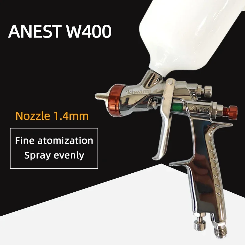 Japan ANEST W400 Spray Gun Car Paint Water-based Oily Spray 1.4mm Nozzle Manual Pneumatic High Atomization
Japan ANEST W400 Spray Gun Car Paint Water-based Oily Spray 1.4mm Nozzle Manual Pneumatic High Atomization