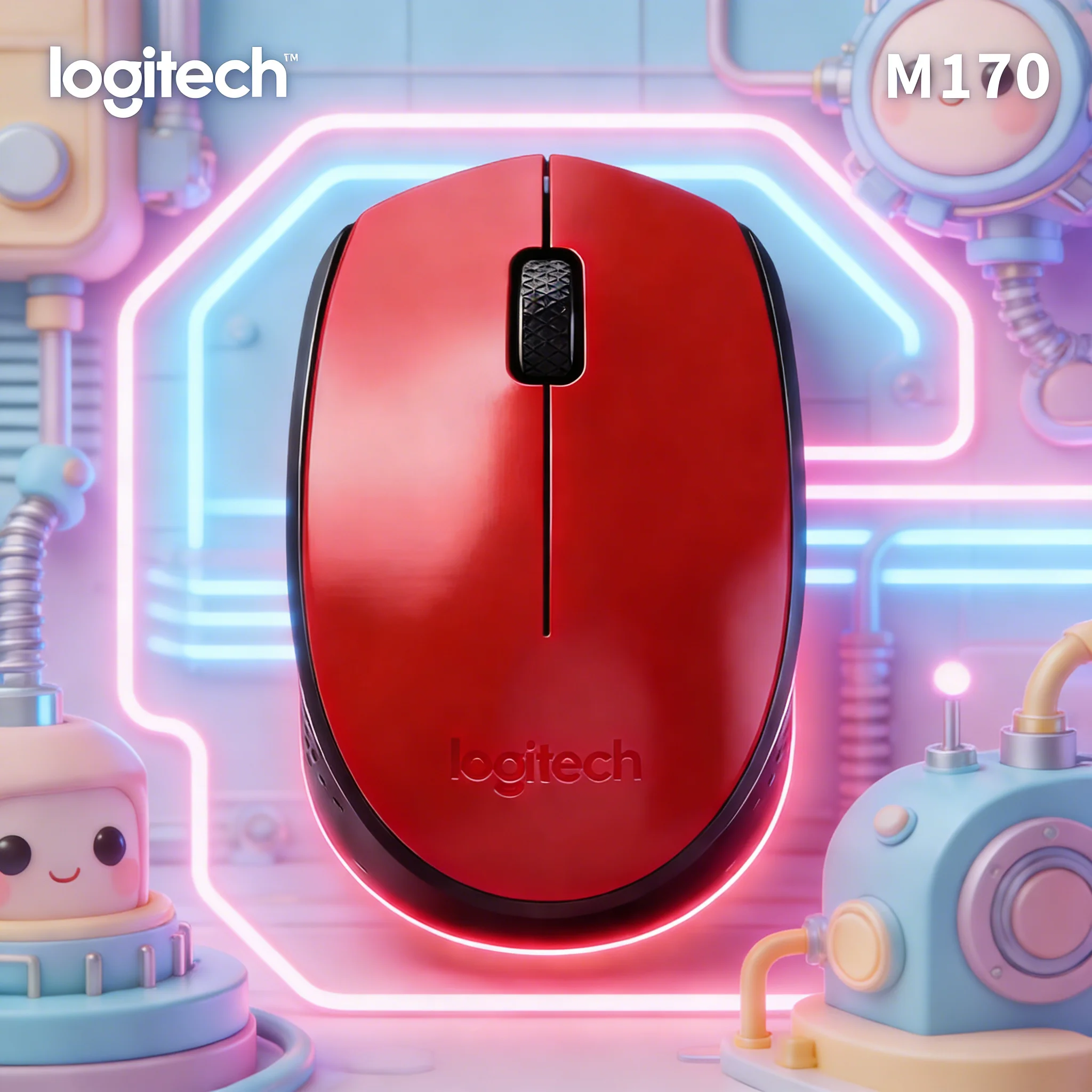 Logitech M170 Wireless Gaming Mouse: Ergonomic Silent Esports Durable High Precision Mouse, Long-Lasting Battery +MX3S/M750/M650
Logitech M170 Wireless Gaming Mouse: Ergonomic Silent Esports Durable High Precision Mouse, Long-Lasting Battery +MX3S/M750/M650