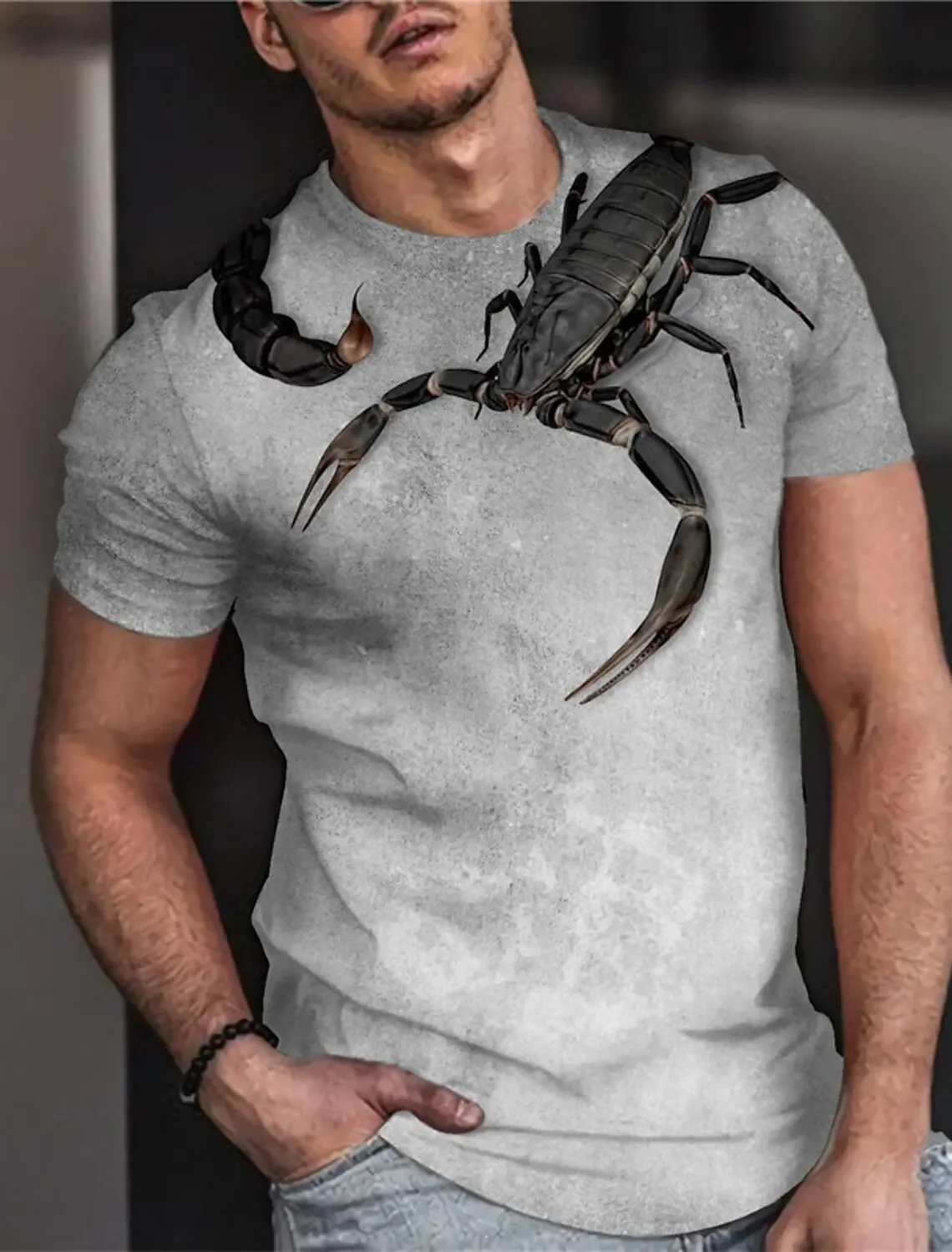 Fashion Scorpion 3D Printed Quick Drying Breathable Sport Men Plus Size Round Neck Summer Harajuku Street Hip Hop T-shirt
Fashion Scorpion 3D Printed Quick Drying Breathable Sport Men Plus Size Round Neck Summer Harajuku Street Hip Hop T-shirt