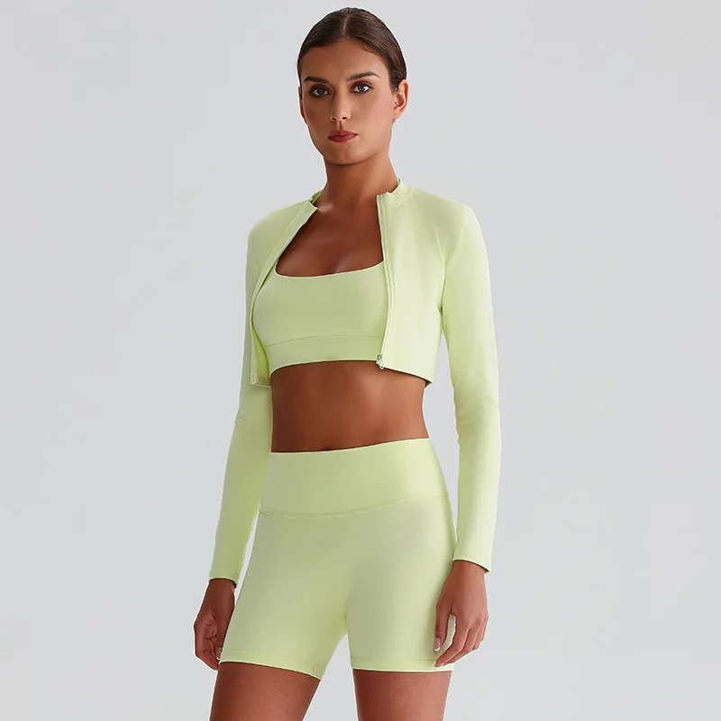 2PCS Women Yoga Set Zipper Long Sleeve Top + High Waist Leggings Seamless Fitness Gym Workout Outfit Sportswear Training Suit
2PCS Women Yoga Set Zipper Long Sleeve Top + High Waist Leggings Seamless Fitness Gym Workout Outfit Sportswear Training Suit