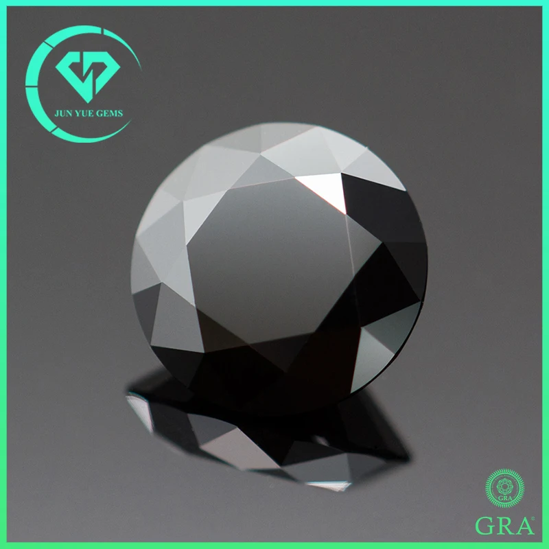 Natural Black Moissanite Stone 0.5-5.0ct 3Excellent Round Cut Lab Diamonds Pass Diamond Tester with GRA Certificate
Natural Black Moissanite Stone 0.5-5.0ct 3Excellent Round Cut Lab Diamonds Pass Diamond Tester with GRA Certificate