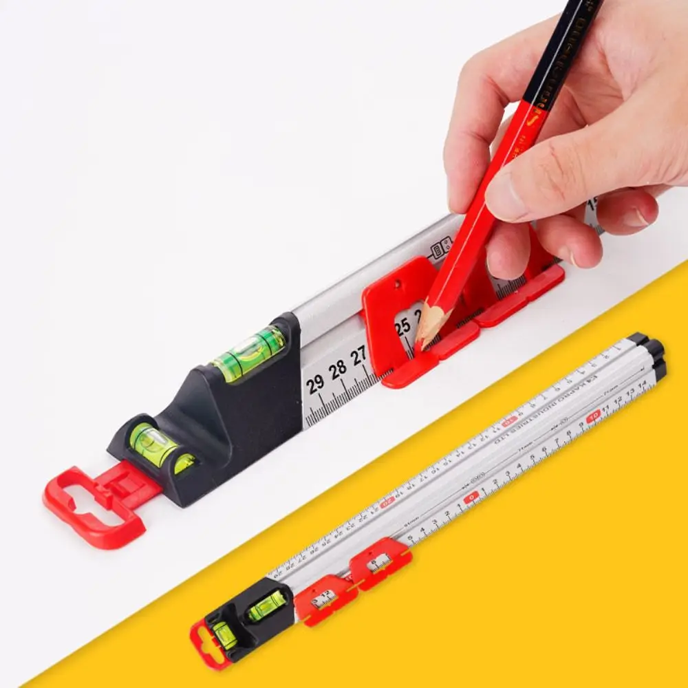 High Precision Level Marking Ruler Measuring Tools Aluminum Alloy Bubble Level Gauge Horizontal Calibration
High Precision Level Marking Ruler Measuring Tools Aluminum Alloy Bubble Level Gauge Horizontal Calibration