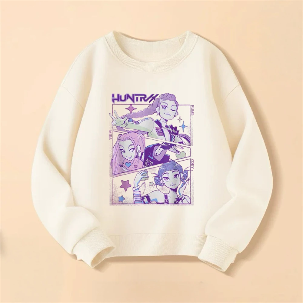 Autumn Girls Long-sleeved Tops Cartoon Printed Sweatshirts 2026 Trendy Clothes Toddler Kpop Demon Hunters Hoodie Outer Wear
Autumn Girls Long-sleeved Tops Cartoon Printed Sweatshirts 2026 Trendy Clothes Toddler Kpop Demon Hunters Hoodie Outer Wear