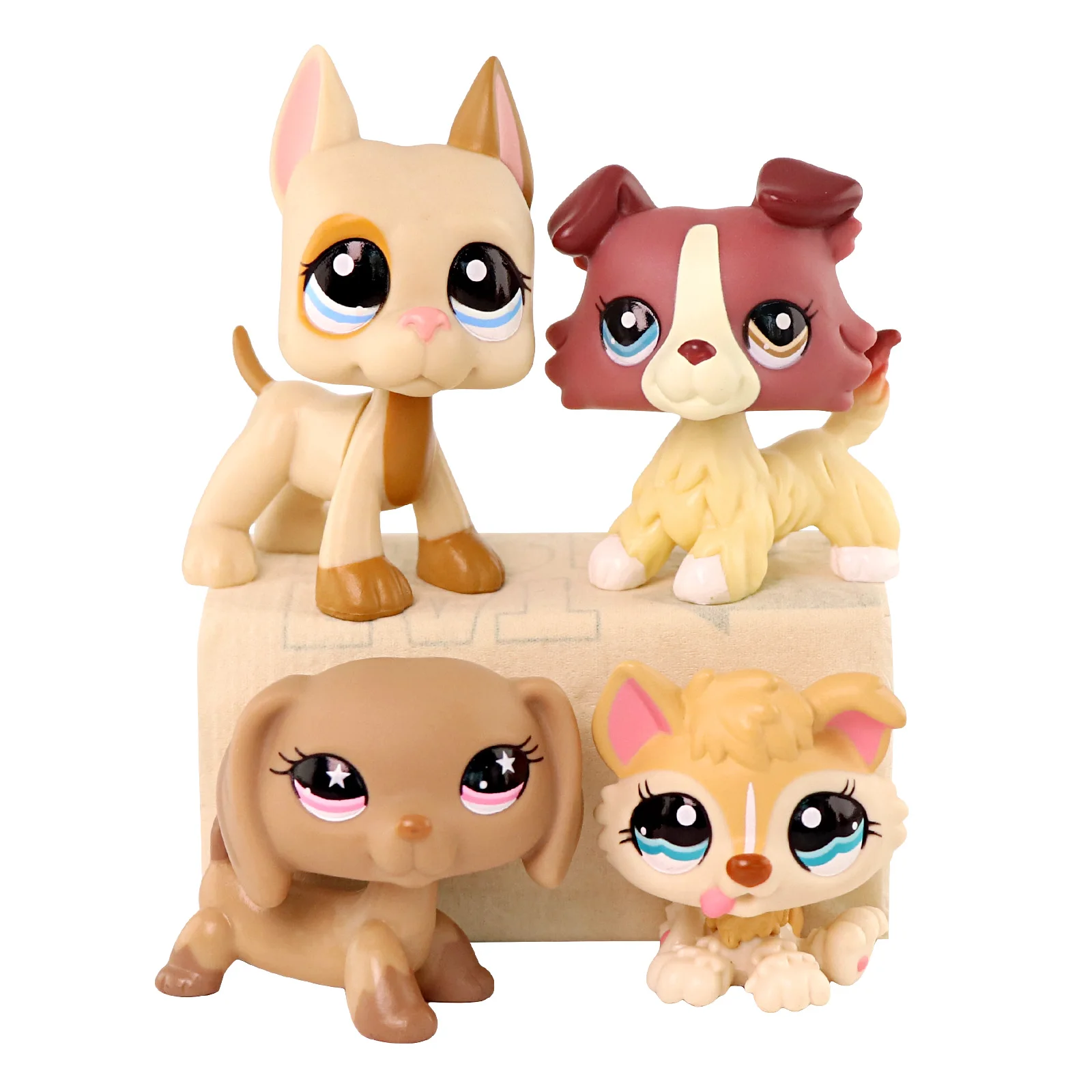 4 Pcs Minilpsshop Bobble Head Toys Collie #1262 Husky Puppy #1013 Dachshund #932 Great Dane #1647 Kids Gift for lps
4 Pcs Minilpsshop Bobble Head Toys Collie #1262 Husky Puppy #1013 Dachshund #932 Great Dane #1647 Kids Gift for lps