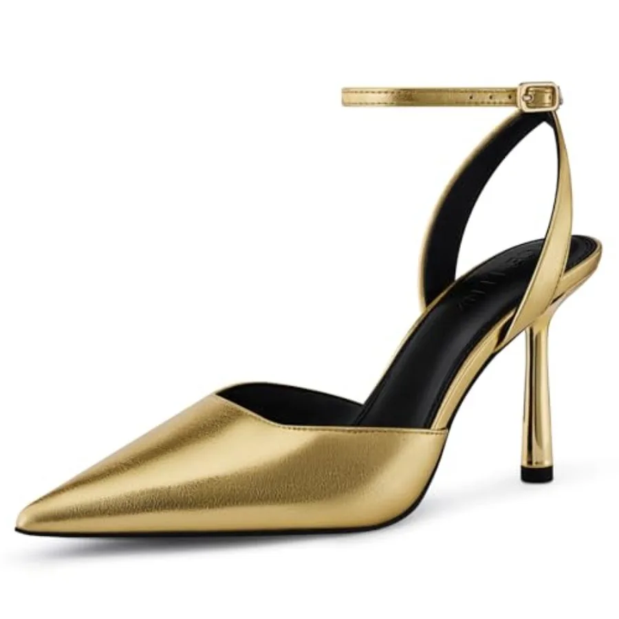 CELLENZ Women Stiletto Heel Pumps: 3.5 Inch Pointed Toe High Heels - Closed Toe Sexy Trendy Strappy Heels Comfy Office Party We
CELLENZ Women Stiletto Heel Pumps: 3.5 Inch Pointed Toe High Heels - Closed Toe Sexy Trendy Strappy Heels Comfy Office Party We