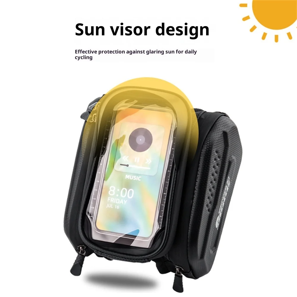 Bicycle Bag Bike Top Tube Bag Hard Exterior with Bike Phone Holder Bag Touchscreen Compatible Headphone Jack Large Capacity
Bicycle Bag Bike Top Tube Bag Hard Exterior with Bike Phone Holder Bag Touchscreen Compatible Headphone Jack Large Capacity
